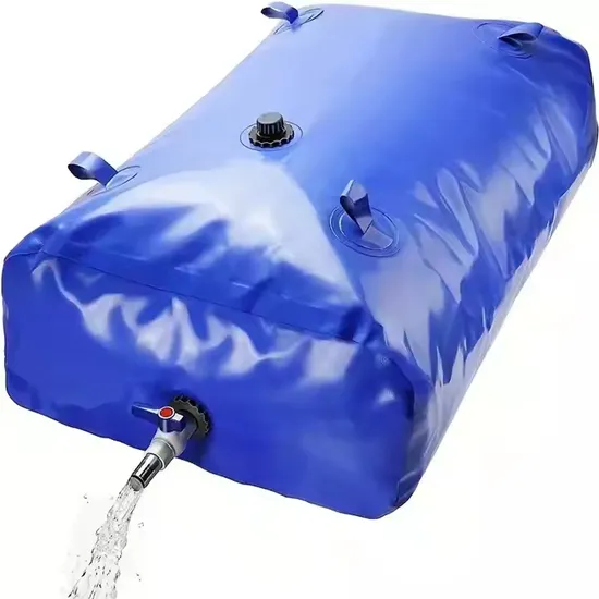 Tanque de vejiga de agua con forma de cebolla flexible plegable para riego, bolsa de agua para almacenamiento Tanque de agua de lluvia y nieve, bolsa de aceite de tanque flexible de agua de almacenamiento plegable de PVC / TPU